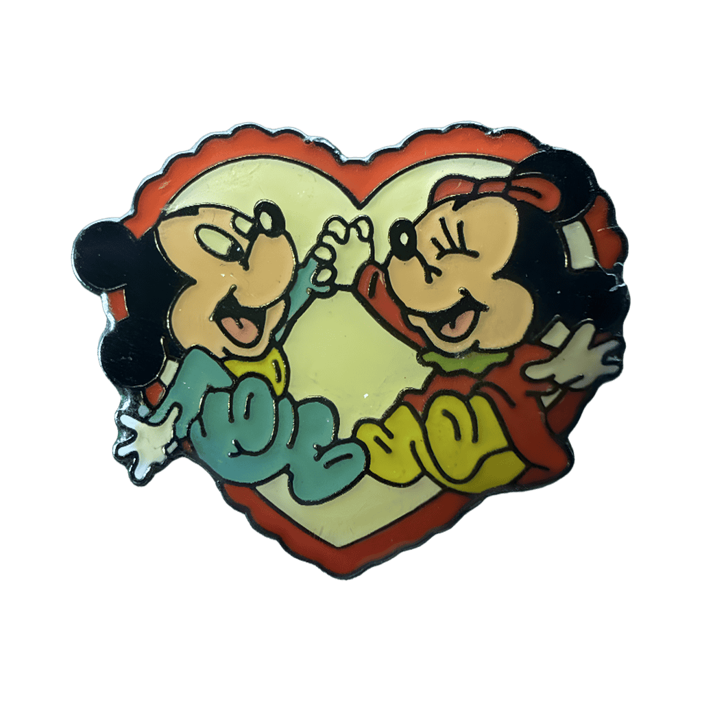 Baby Mickey & Minnie in Heart Disney pin