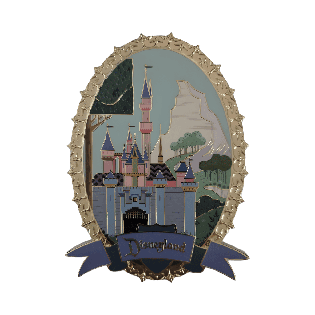 Sleeping Beauty Castle and Matterhorn Disney pin
