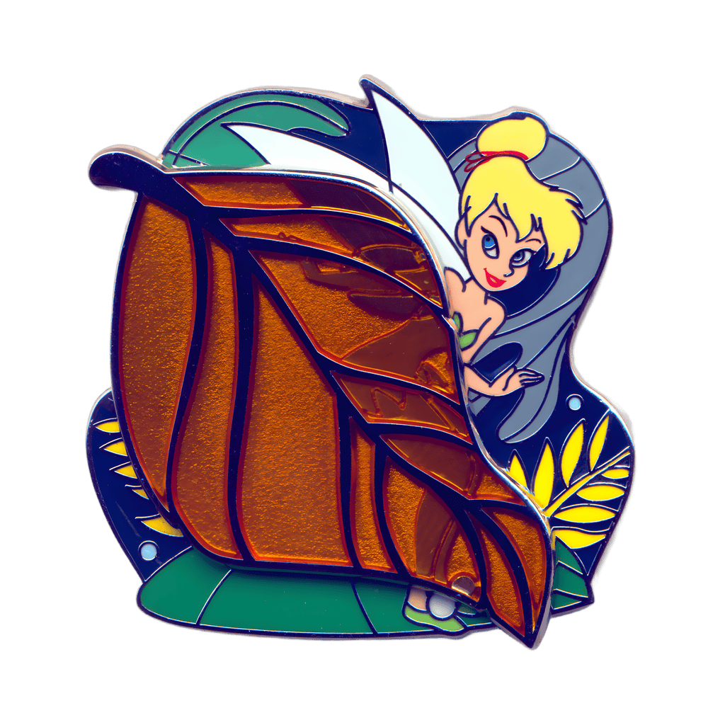 Tinker Bell with Leaf Version 3 - Brown Disney pin