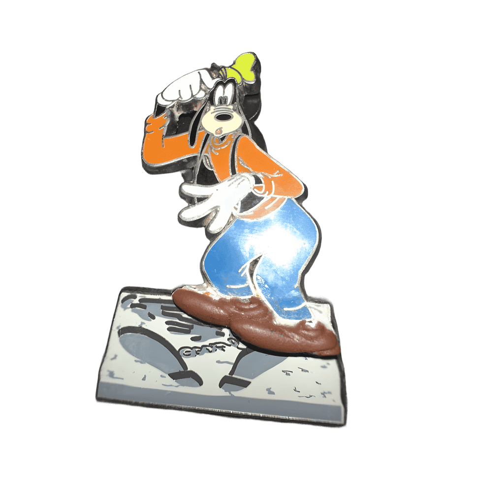 Goofy in Wet Concrete Disney pin