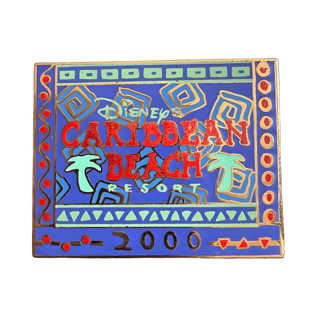 Caribbean Beach Resort 2000 Logo Disney pin