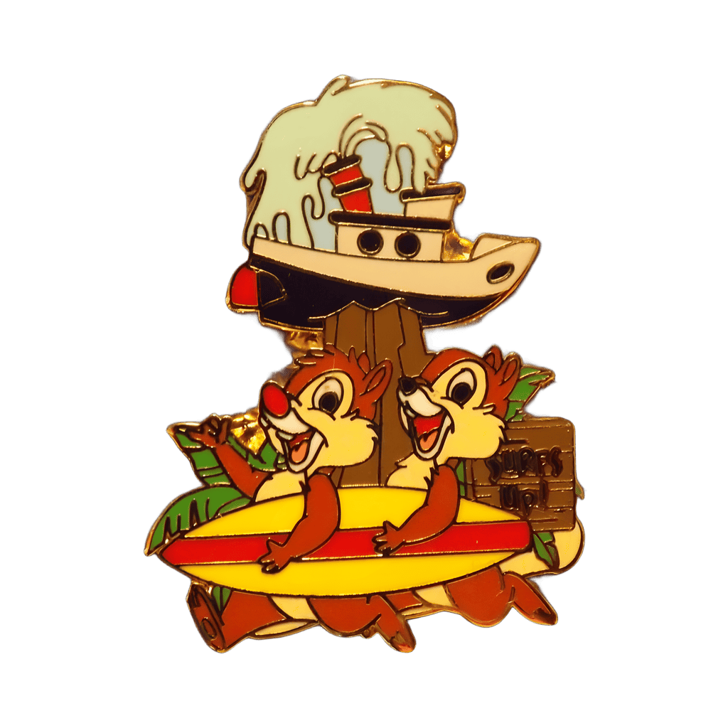 Chip and Dale at Typhoon Lagoon Disney pin