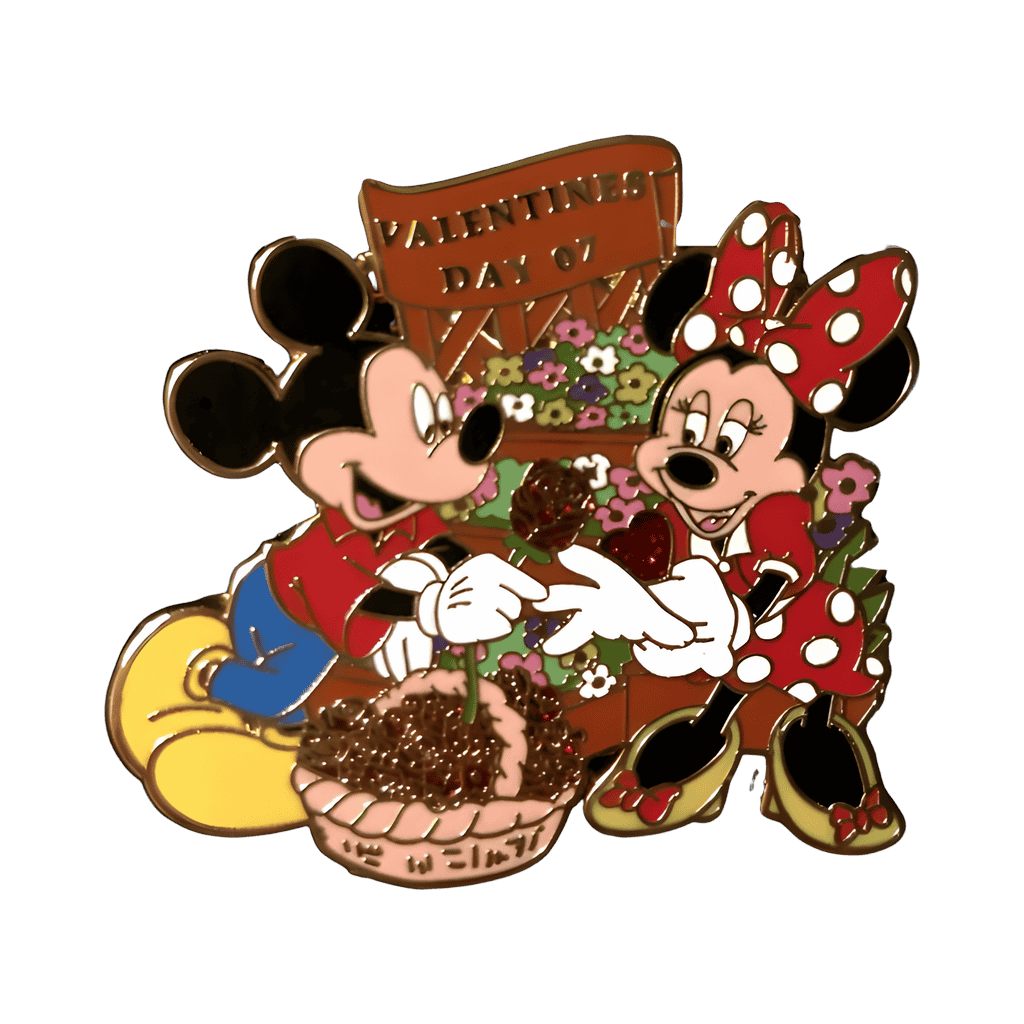 Mickey and Minnie Disney pin