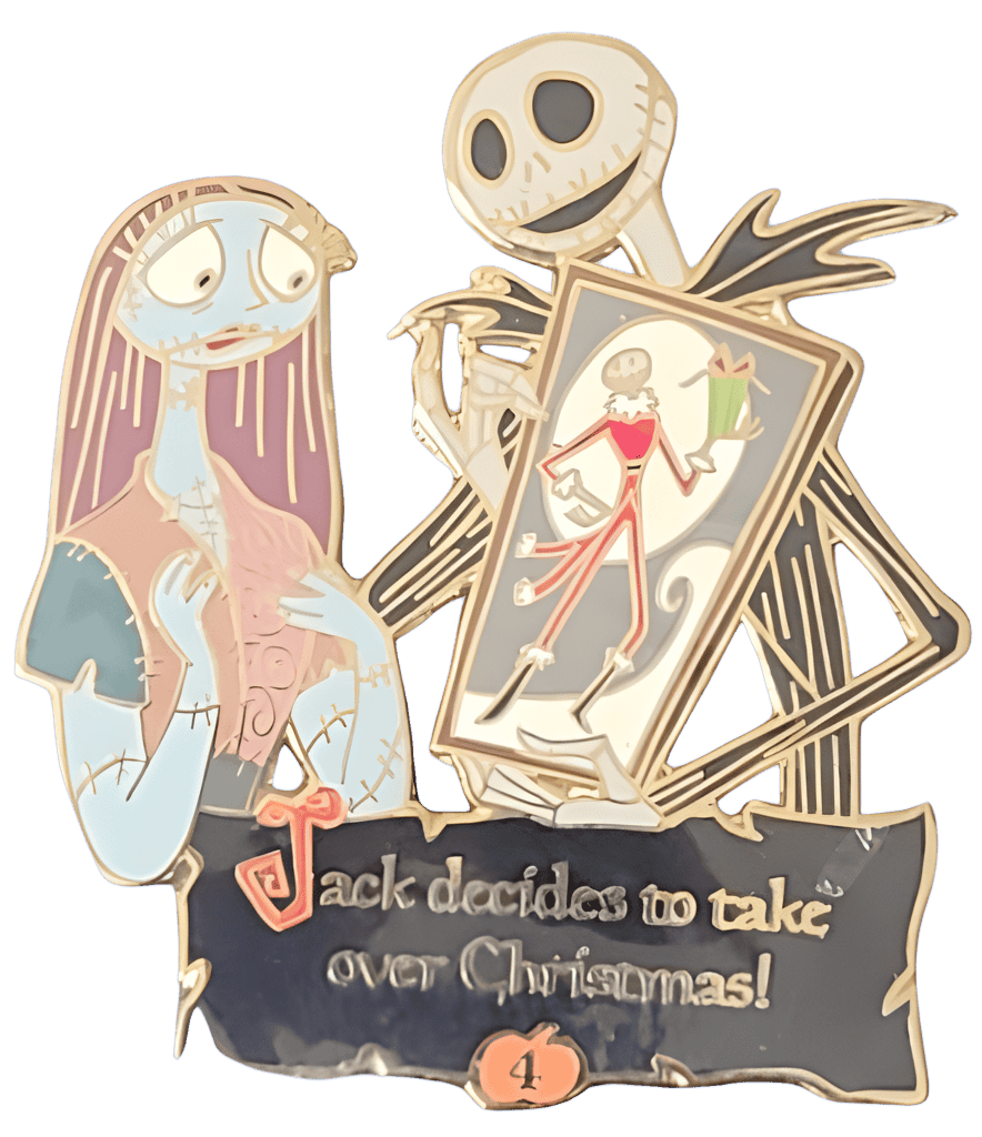 Jack decides to take over Christmas! Disney pin
