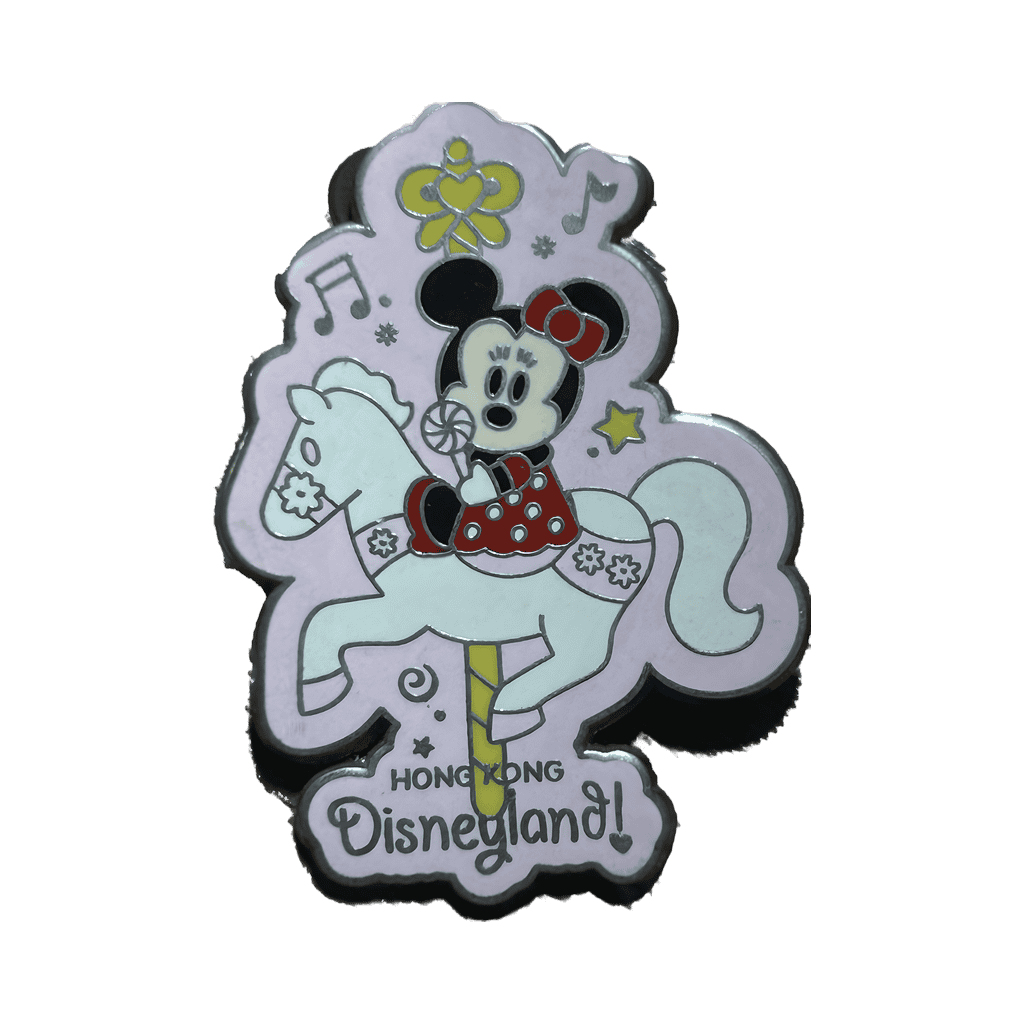 Minnie on a carousel horse Disney pin
