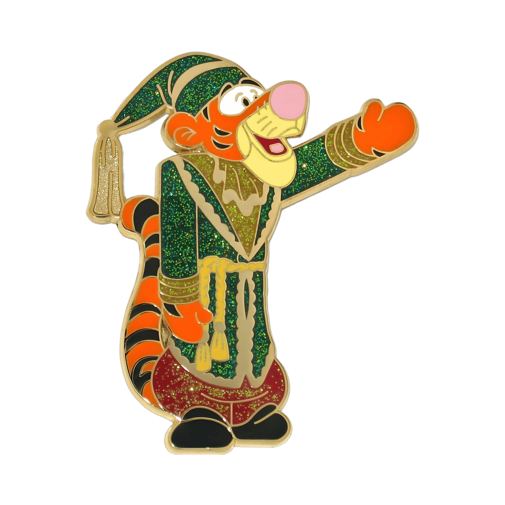 Nutcrackers in Green Glitter Christmas Set - Tigger Disney pin