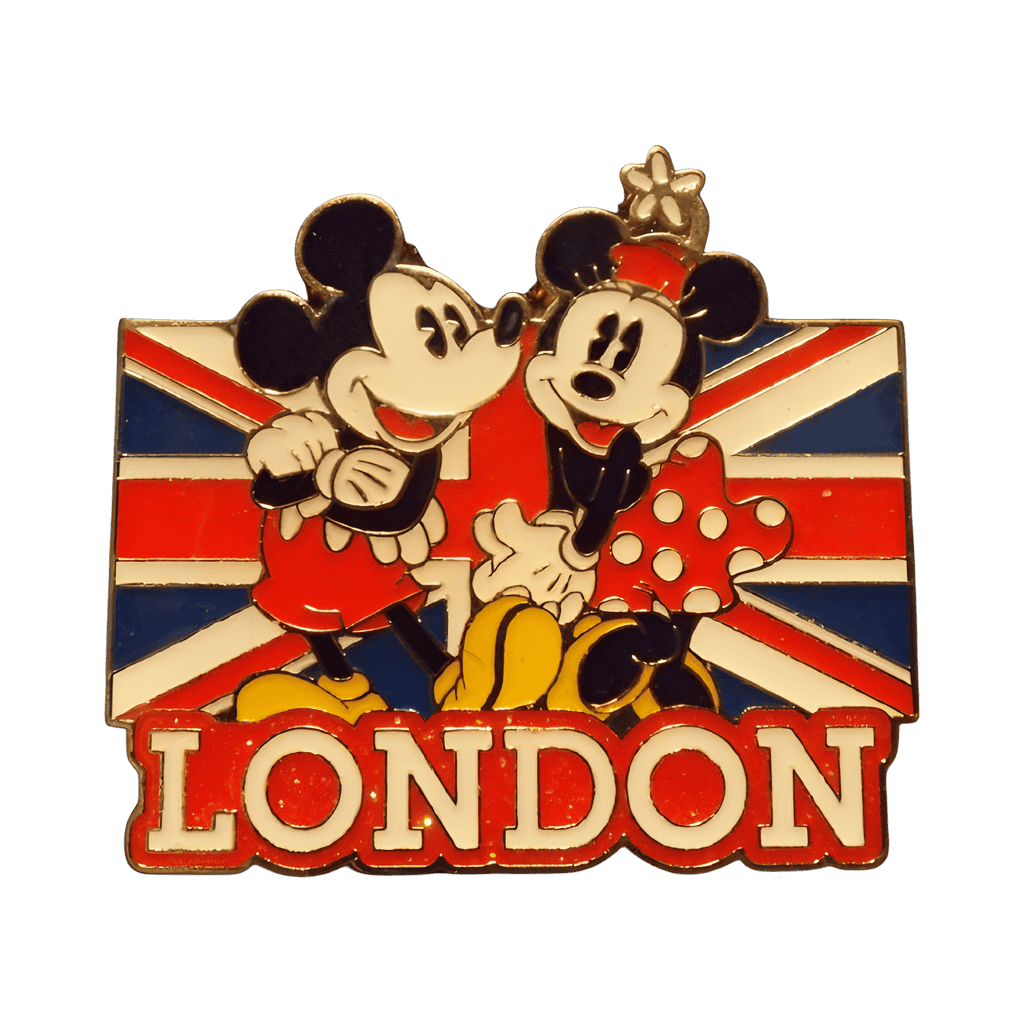 London Mickey & Minnie Disney pin