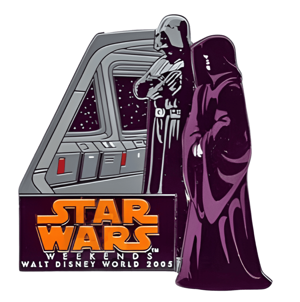 Darth Vader and Darth Sidious Disney pin