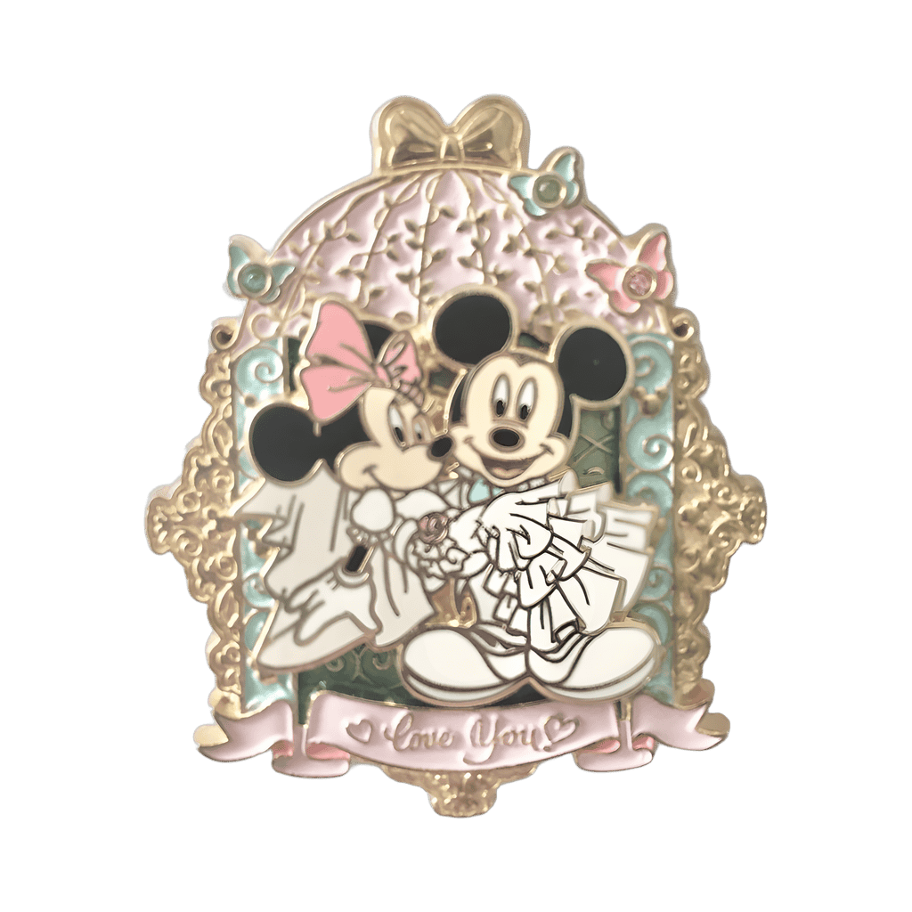 Mickey and Minnie Wedding Love You Disney pin