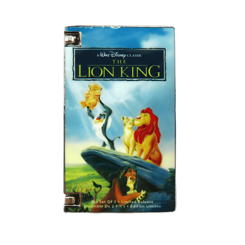 DS - VHS Collection Series 2 - The Lion King Set - VHS Case Disney pin