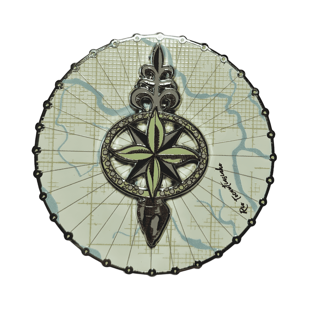 Compass Map Disney pin