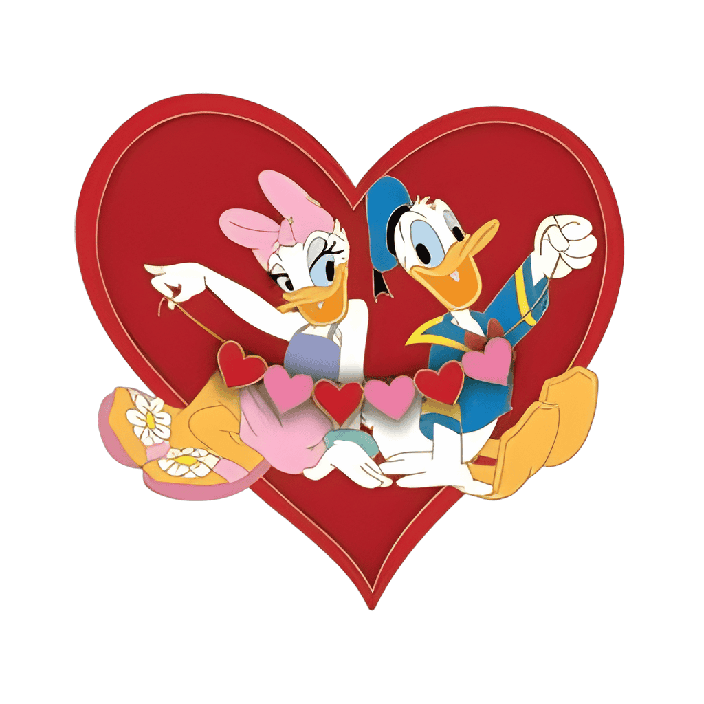 Daisy and Donald Duck Disney pin