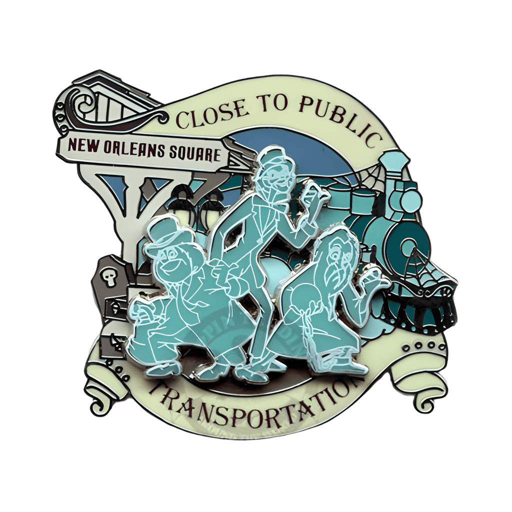 Close to Public Transportation - Hitchhiking Ghosts Disney pin