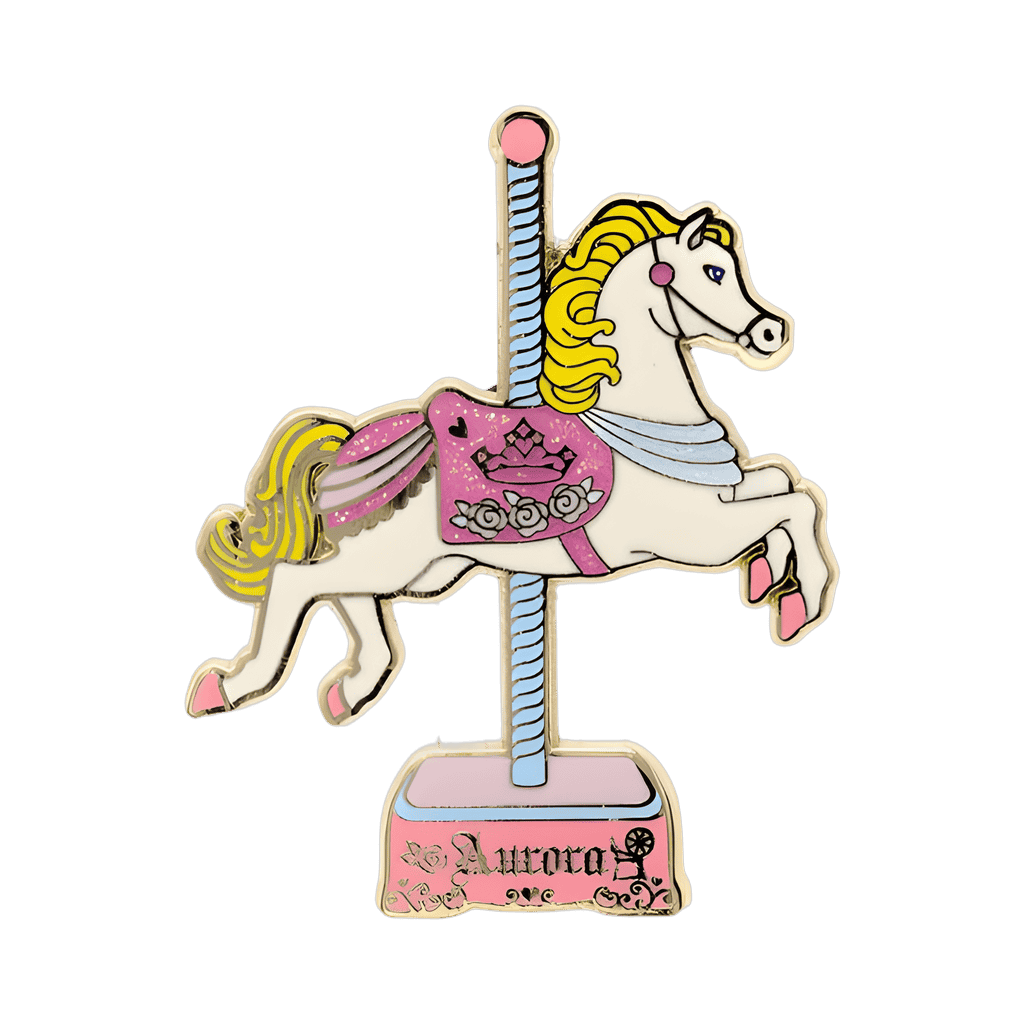Aurora Carousel Horse Disney pin