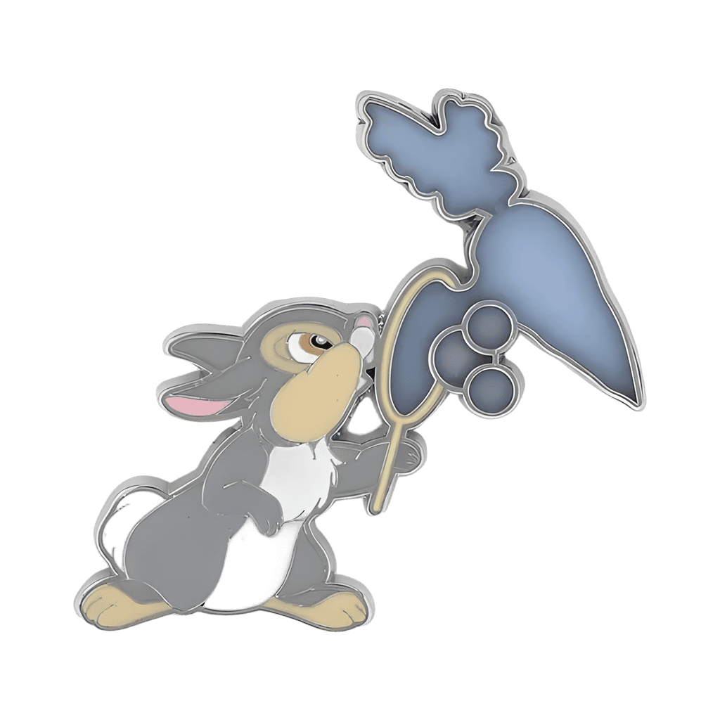 Thumper and a carrot Disney pin