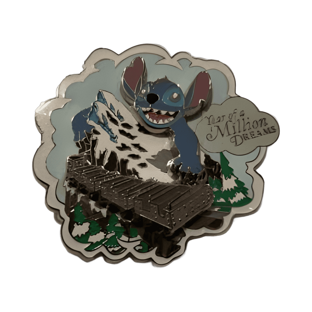 Stitch as the Yeti at Expedition Everest Disney pin