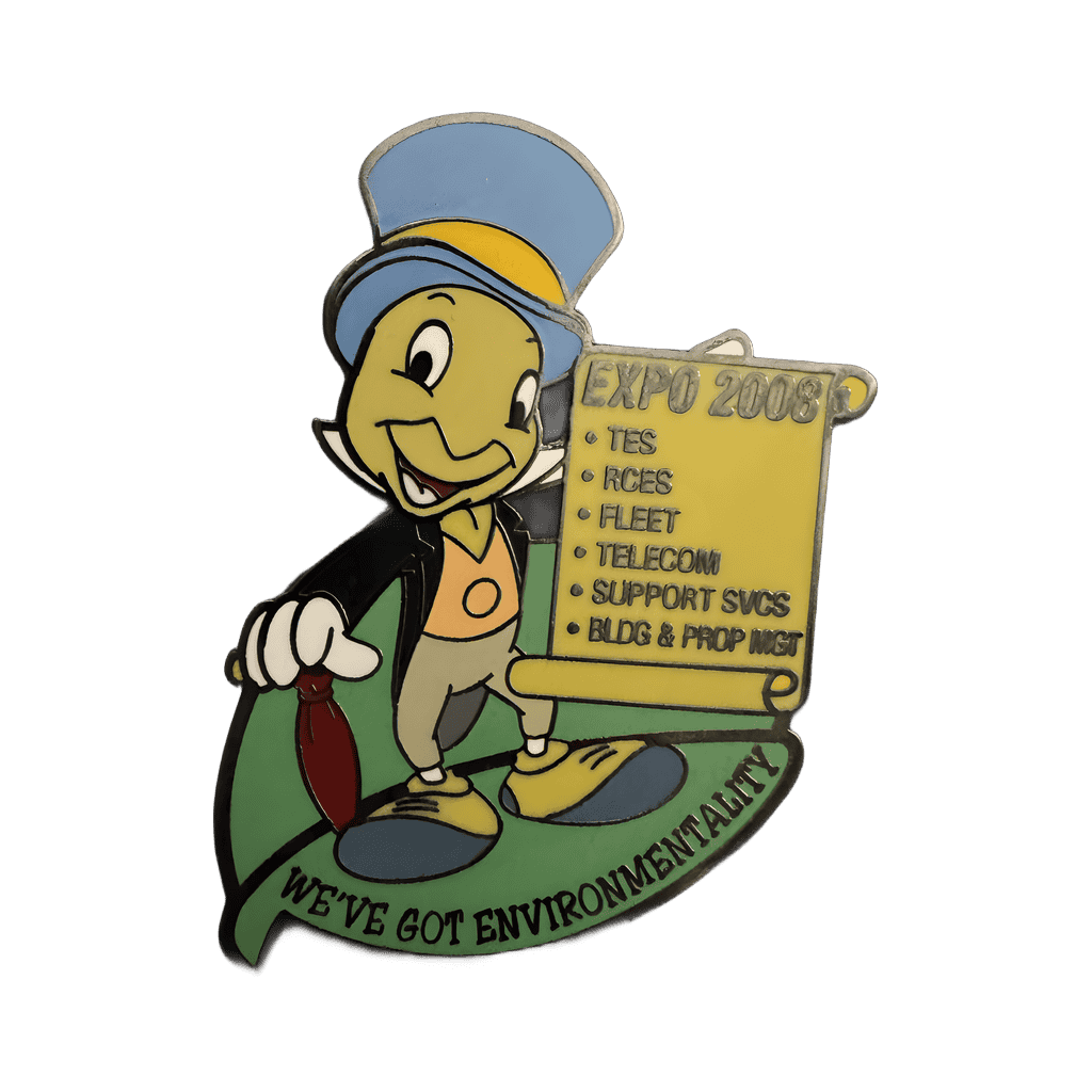 Jiminy Cricket - We've Got Environmentality Disney pin