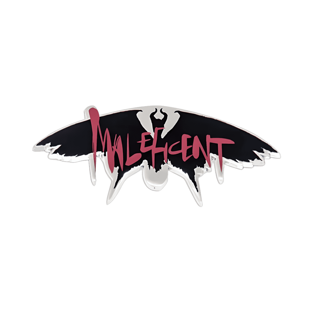 Maleficent Silhouette with Wings Disney pin