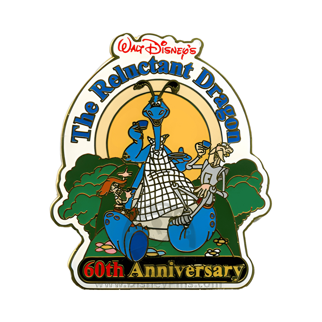 The Reluctant Dragon and Sir Giles - 60th Anniversary Disney pin
