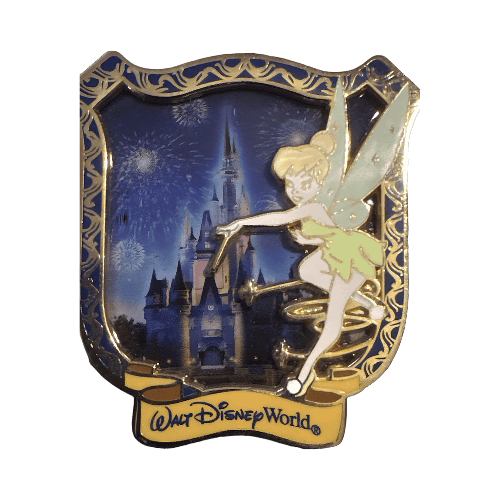 Tink with castle 3D Disney pin