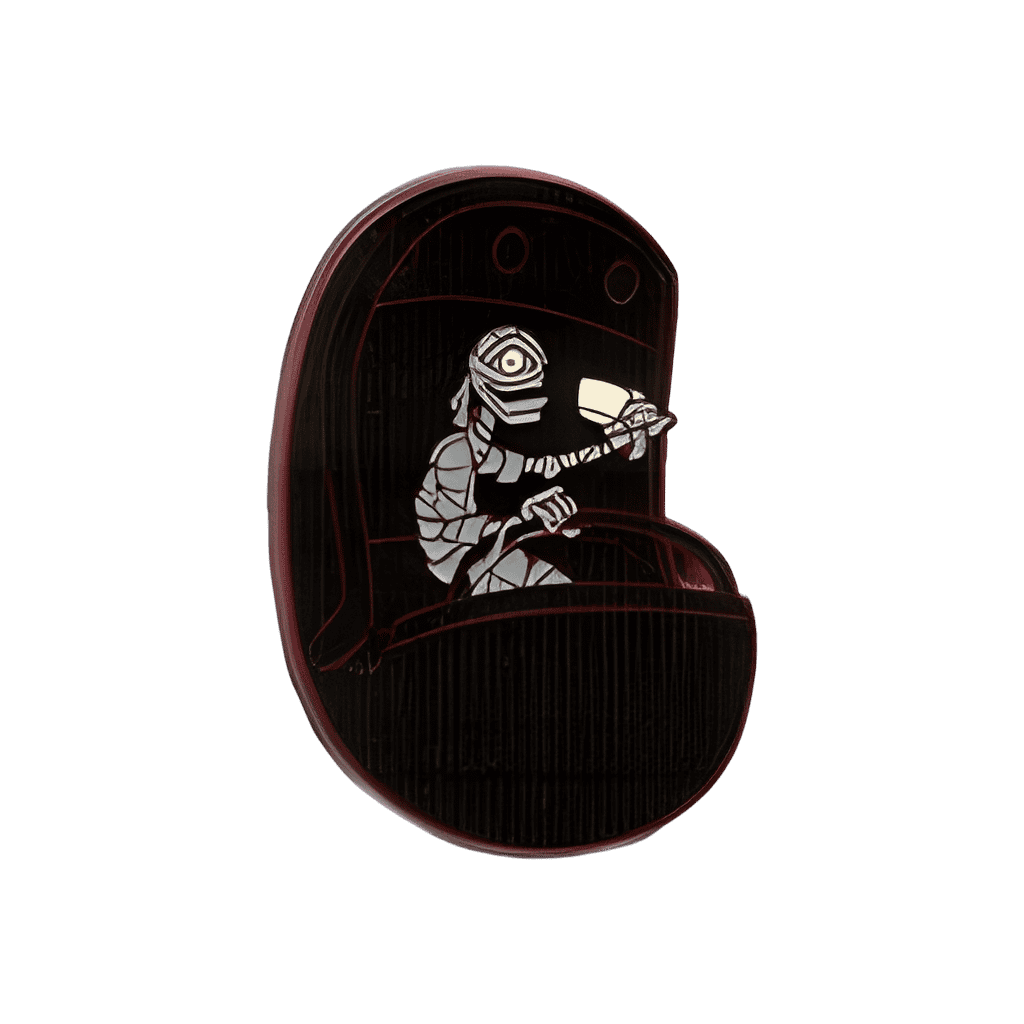 Doom Buggies Mystery Collection - Mummy with Teacup (Ruby Metal) CHASER Disney pin