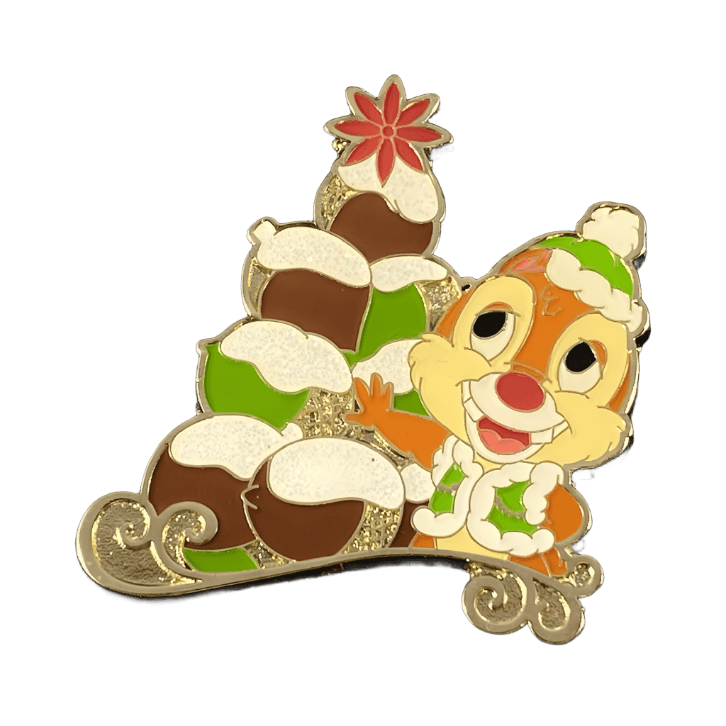 Colors of Christmas 2017 - Dale with Acorn Tree Disney pin