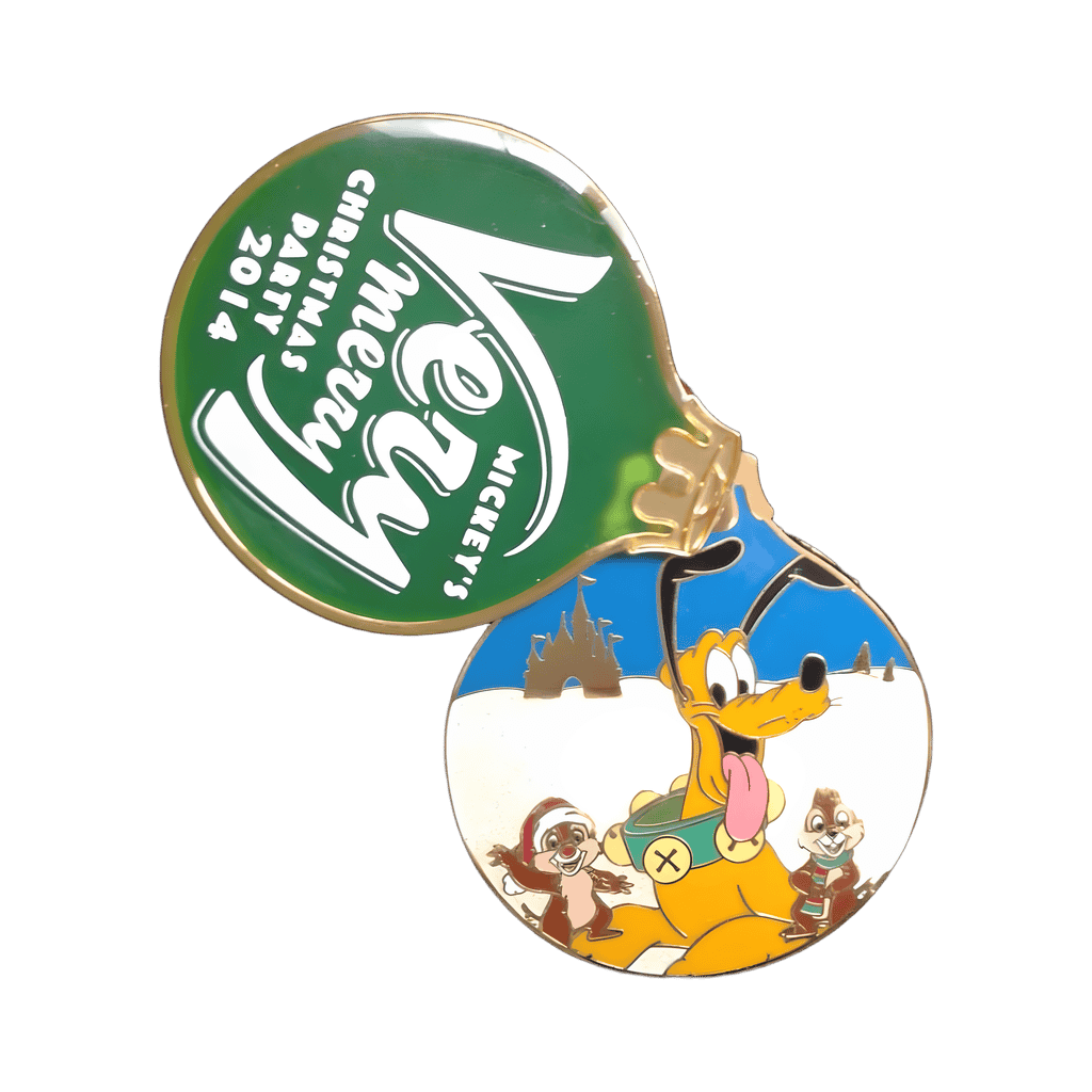 Pluto, Chip, and Dale Swivel Ornament Disney pin
