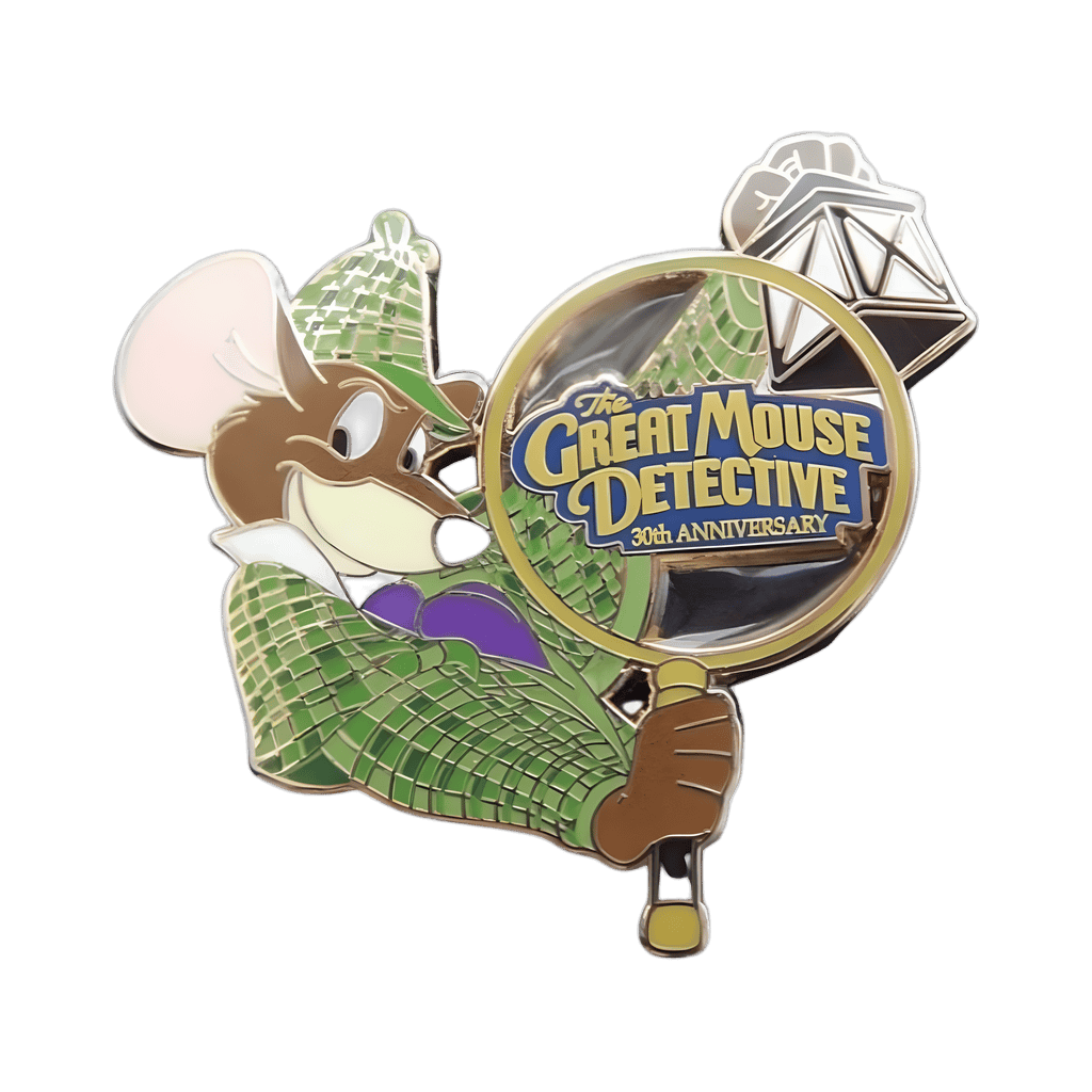 The Great Mouse Detective 30th Anniversary - Basil Disney pin