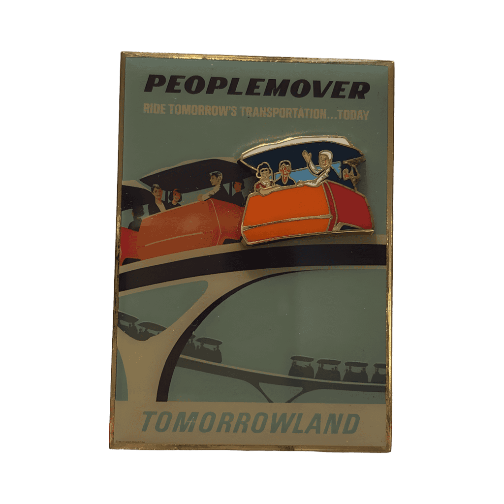 Peoplemover Attraction Poster Disney pin