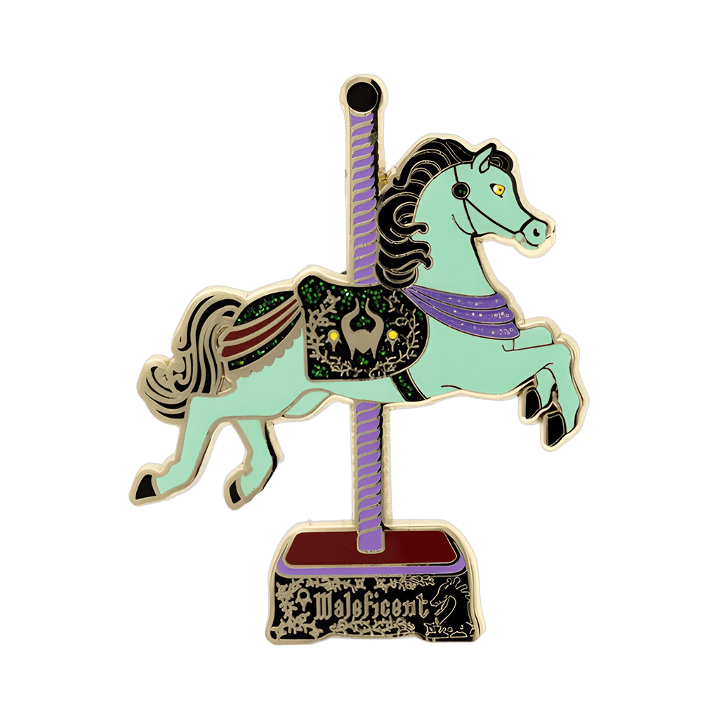 Maleficent Carousel Horse Disney pin