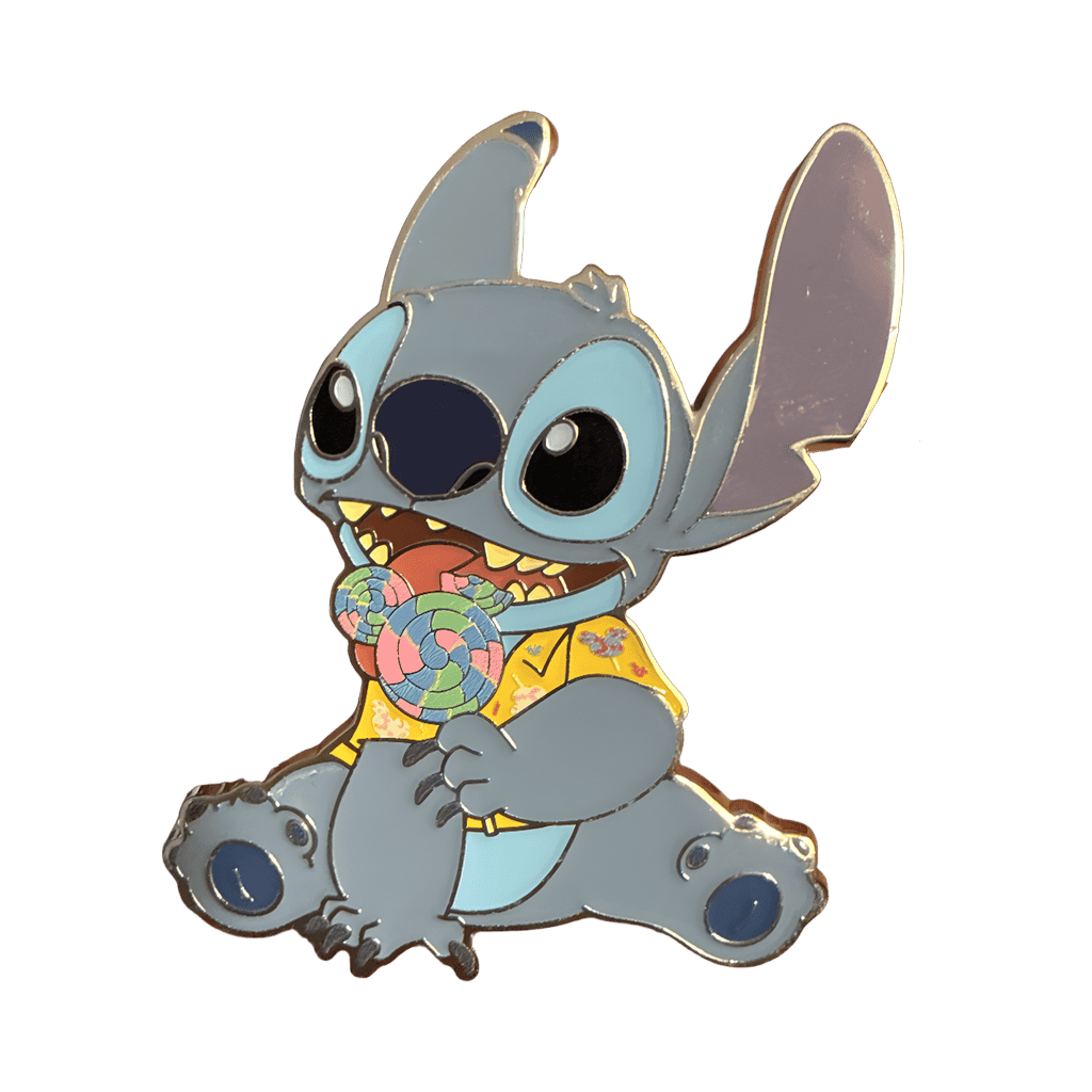 Stitch Lollipop Stitch Attacks Snacks Disney pin