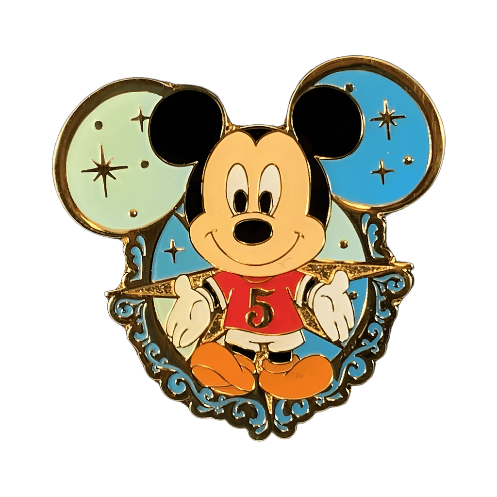 5th Anniversary- Mickey Icon - Mickey Disney pin