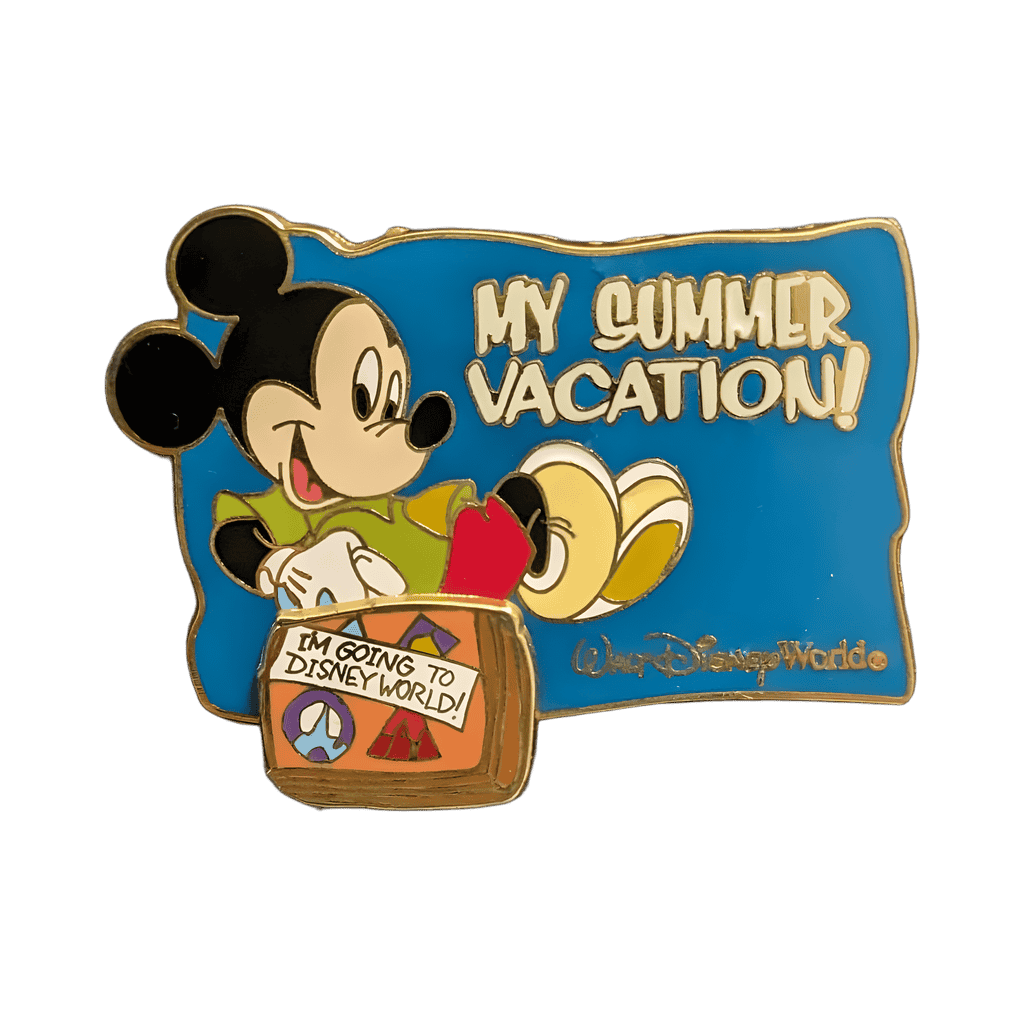 Mickey My Summer Vacation Disney pin