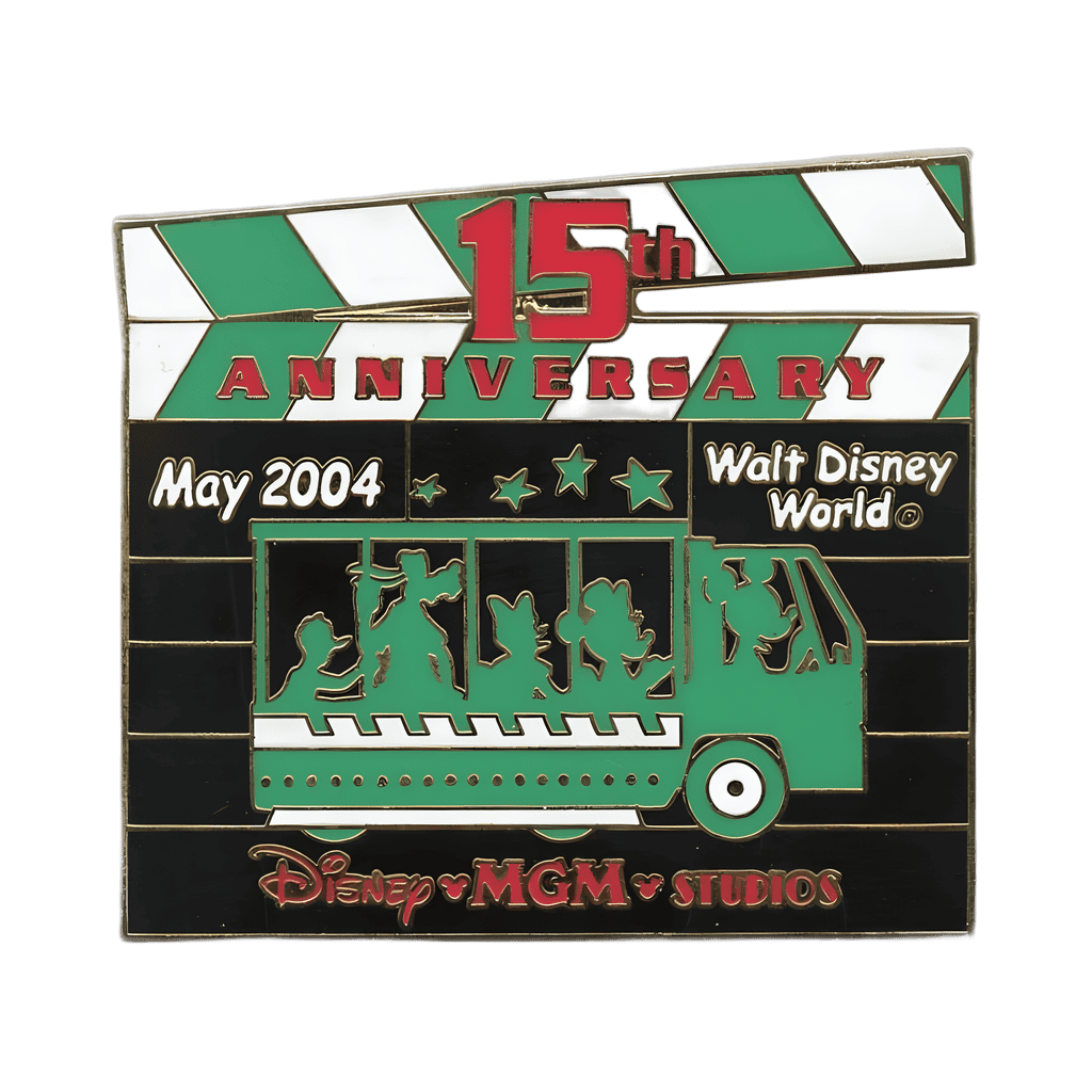 Disney’s MGM Studios 15th Anniversary Clapboards - Tram Disney pin