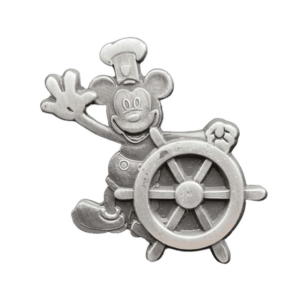 Steamboat Willie Pewter Disney pin