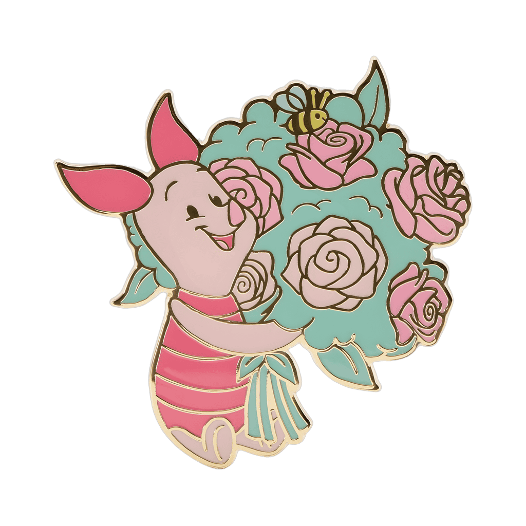 Floral Piglet Disney pin