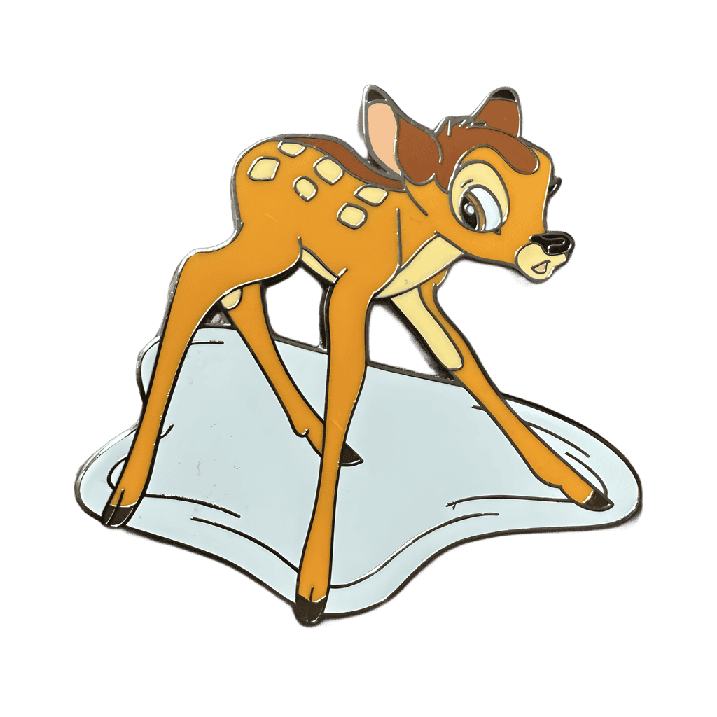 Bambi Slipping on Ice Disney pin