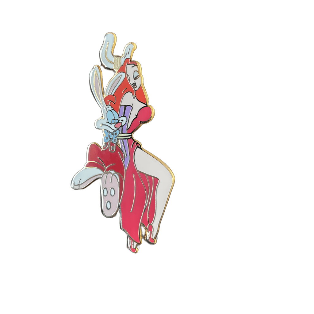Roger & Jessica Rabbit on Hook Disney pin