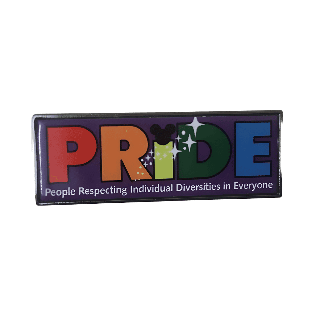 PRIDE - People Respecting Individual Diversities in Everyone (Version 2) Disney pin