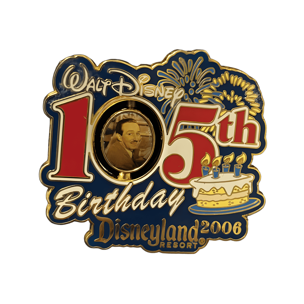 Walt Disney - 105th Birthday- Spinner Disney pin