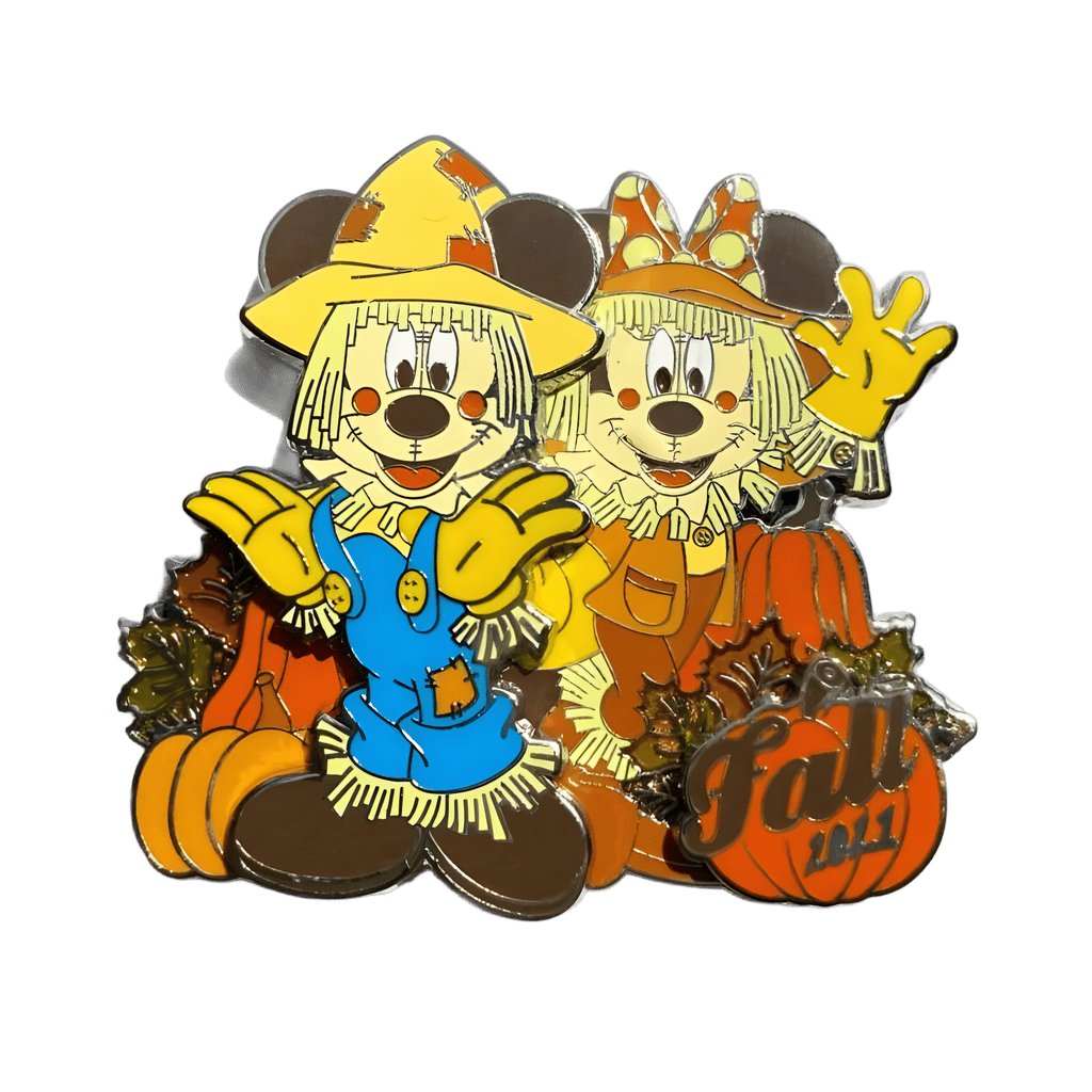 2021 Scarecrow Mickey & Minnie Disney pin