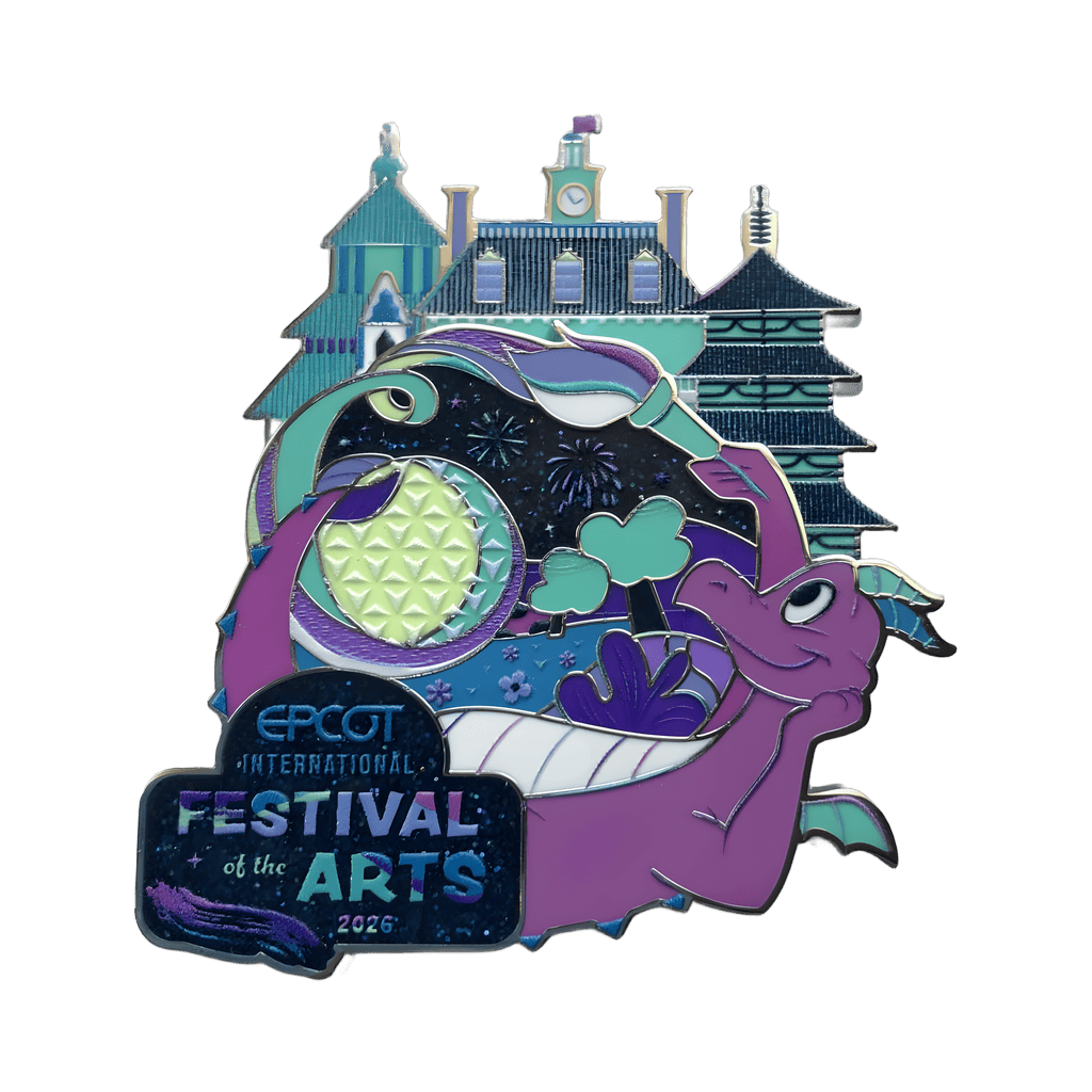 Figment with World Showcase Pavilions Disney pin