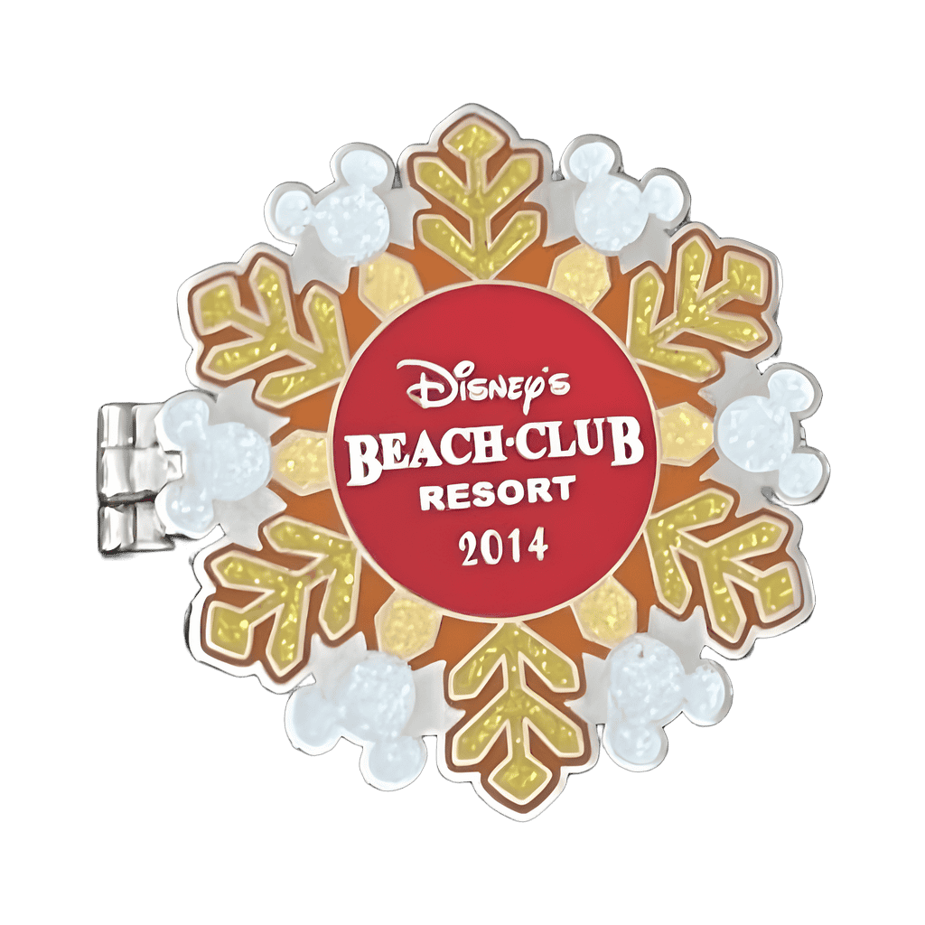 Resorts Holiday Collection 2014 Beach Club Minnie Mouse with Snowman Disney pin
