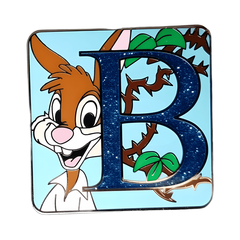 B for Br'er (Brer) Rabbit CHASER Disney pin