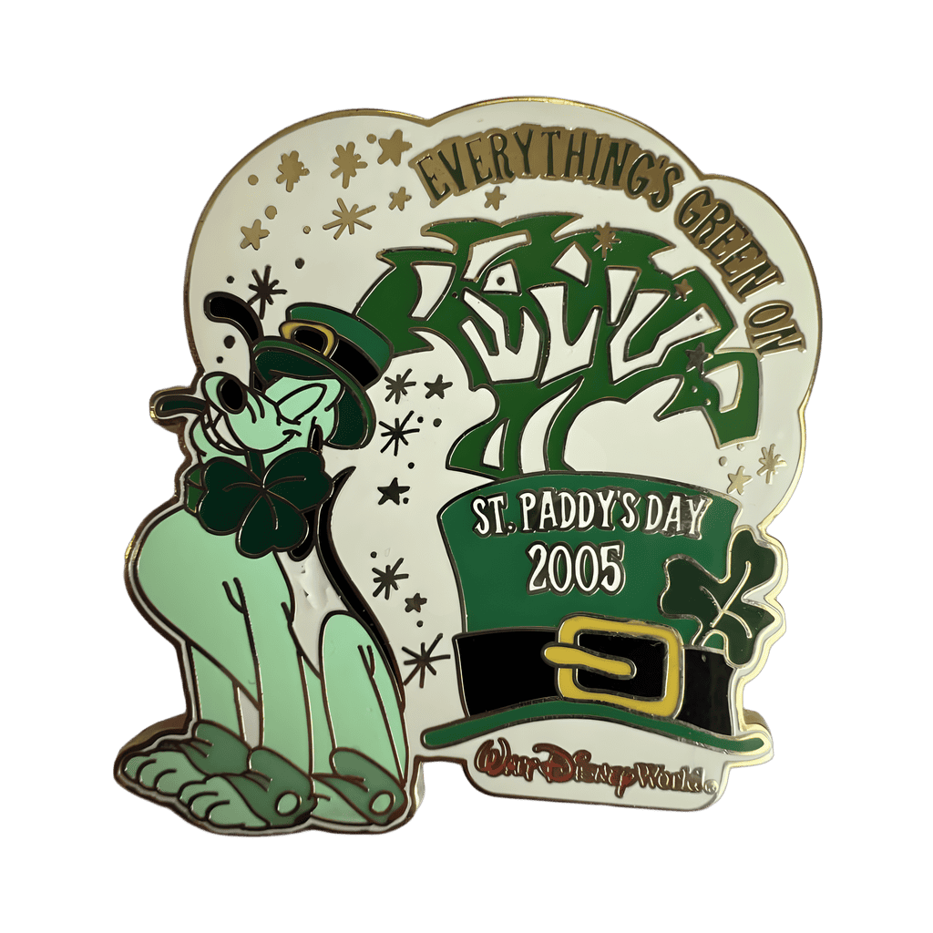 Everything’s Green on St Paddy’s Day 2005 Disney pin