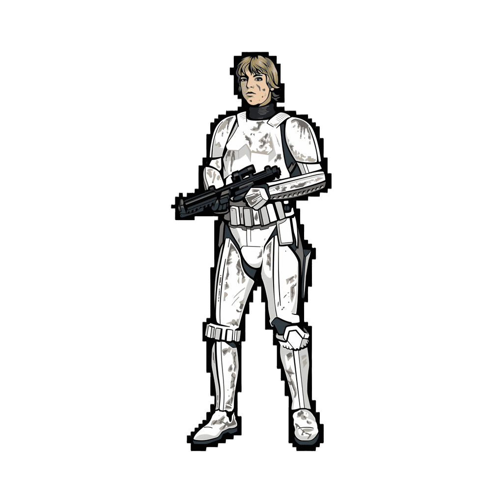 Luke Skywalker (832) Disney pin