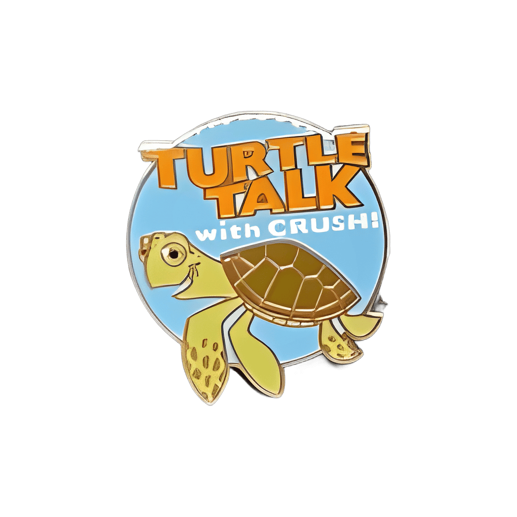 Turtle Talk with Crush Disney pin
