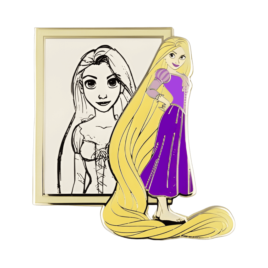 Rapunzel PALM Princess Royal Illustrations Disney pin