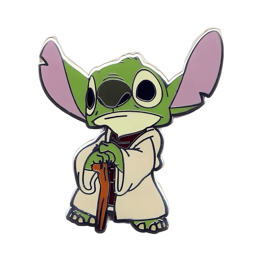 Stitch as Yoda Disney pin