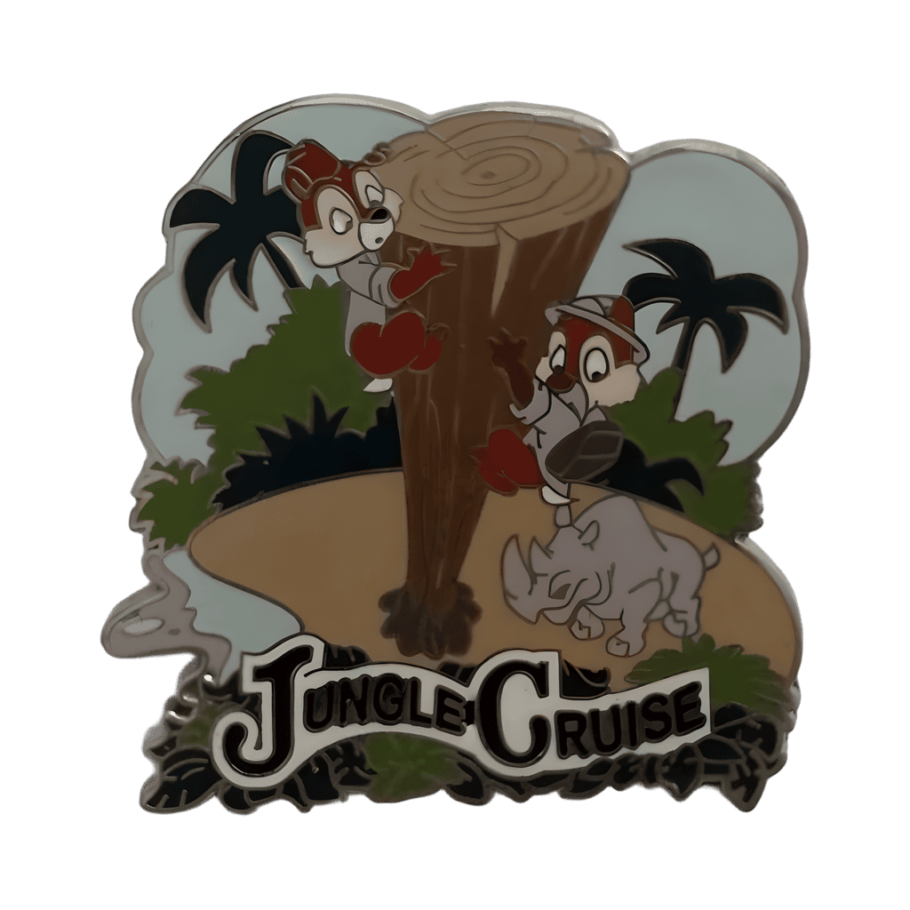 Jungle Cruise - Skipper Chip and Dale Disney pin